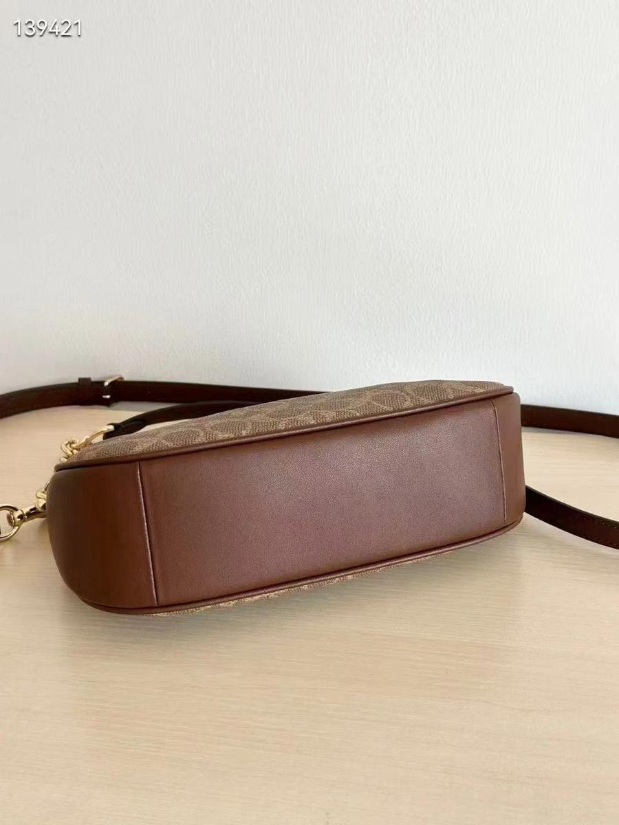 Coach Teri Shoulder Bag - Castanho