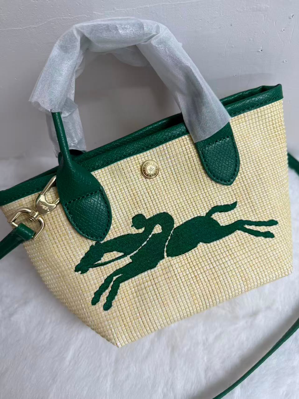 Longchamp Le Panier Pliage XS - Verde