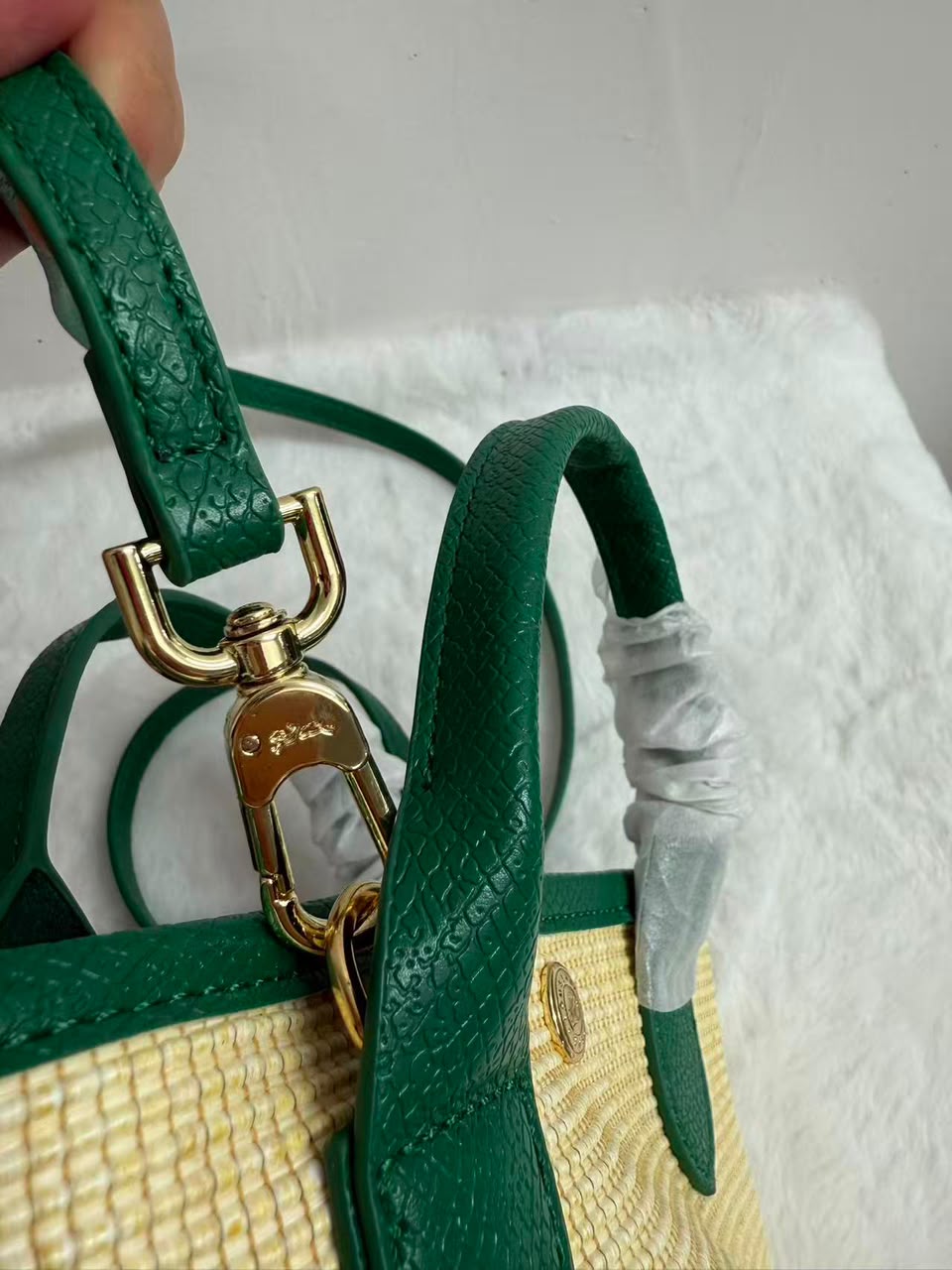 Longchamp Le Panier Pliage XS - Verde