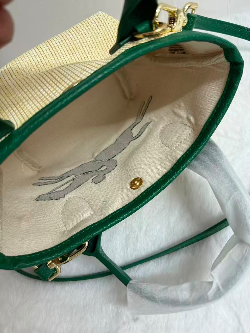 Longchamp Le Panier Pliage XS - Verde