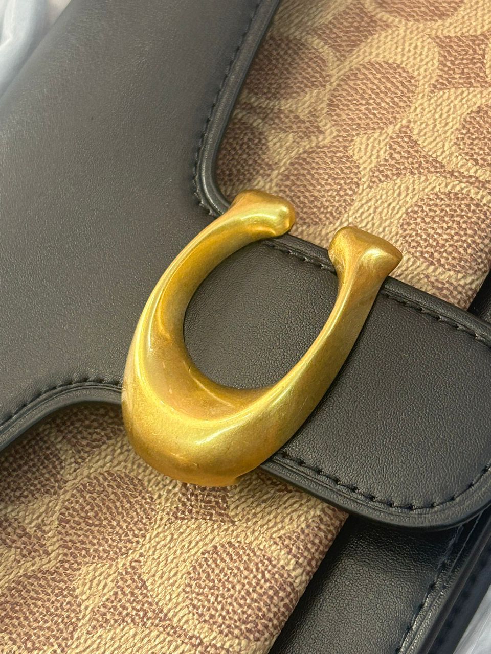 Coach Tabby 26 · Preto e castanho