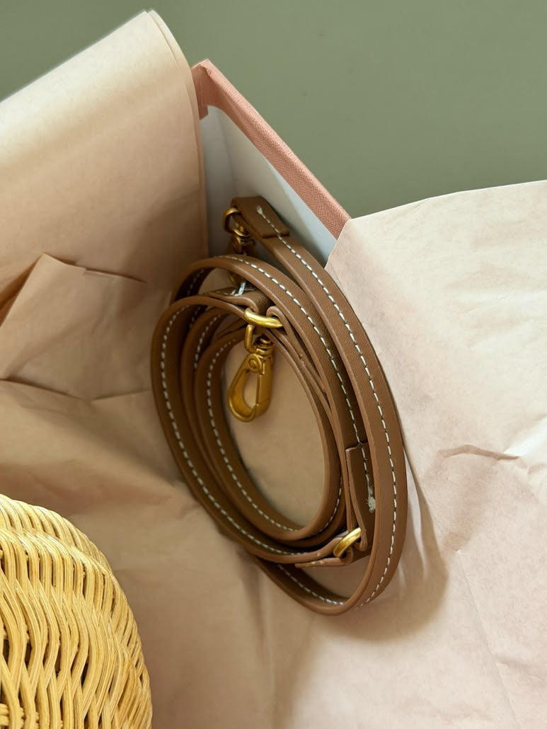 Miu Miu Wander Wicker Handbag