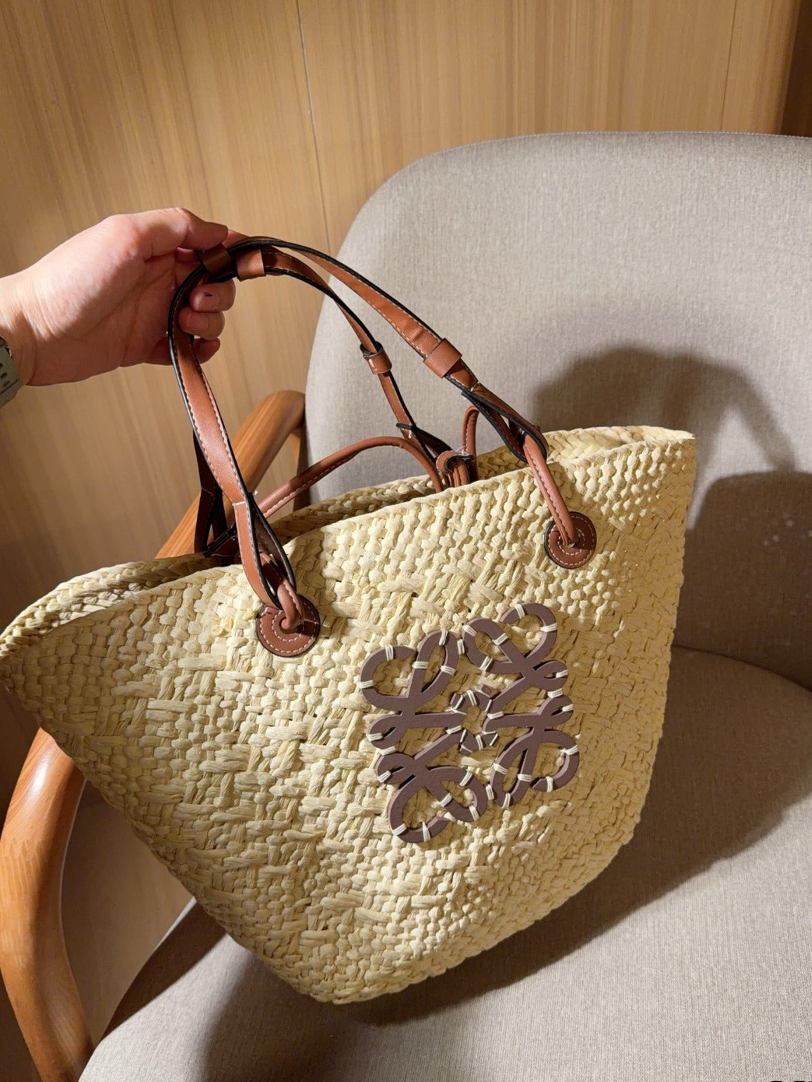 Loewe Medium Anagram Basket Bag