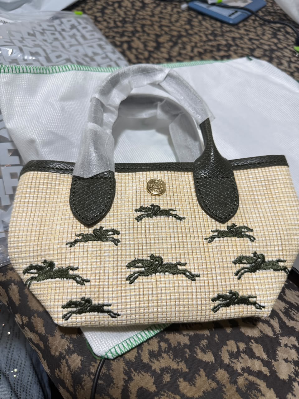 Longchamp Le Panier Pliage - XS Verde