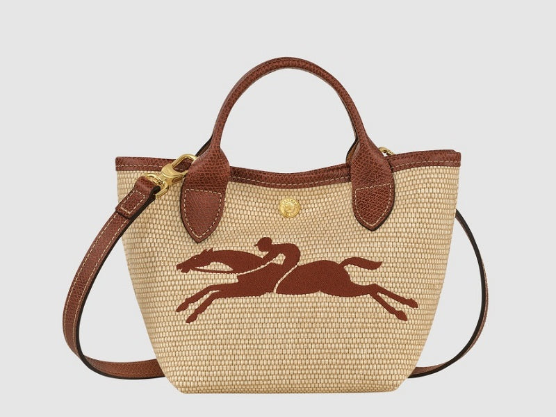 Longchamp Le Panier Pliage XS - Castanho