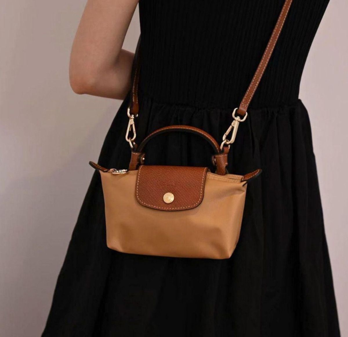 Longchamp Xs - Camel