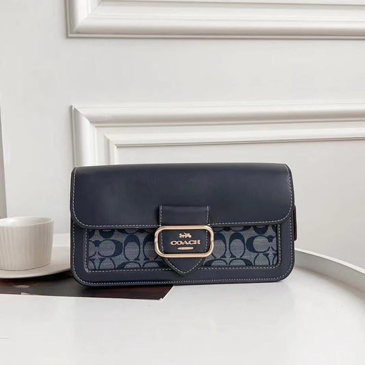 Coach Morgan Shoulder Bag 27 - Azul jeans
