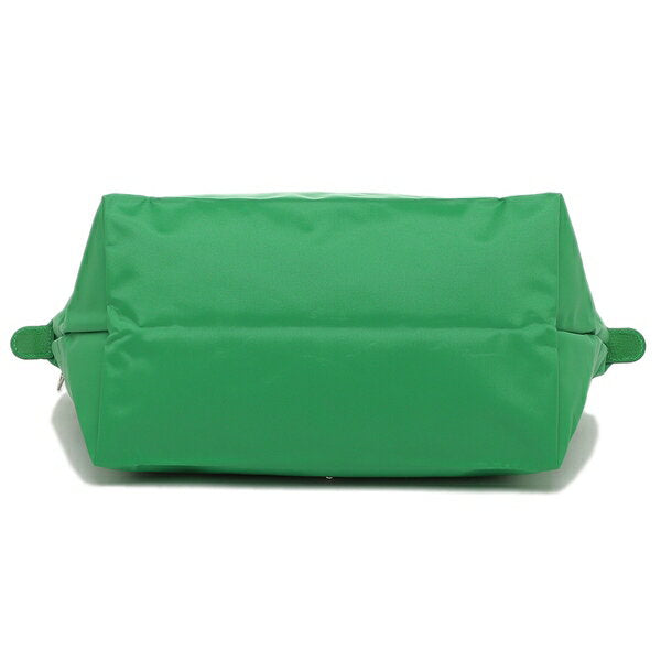 Longchamp M - Verde cacto com acabamento azul