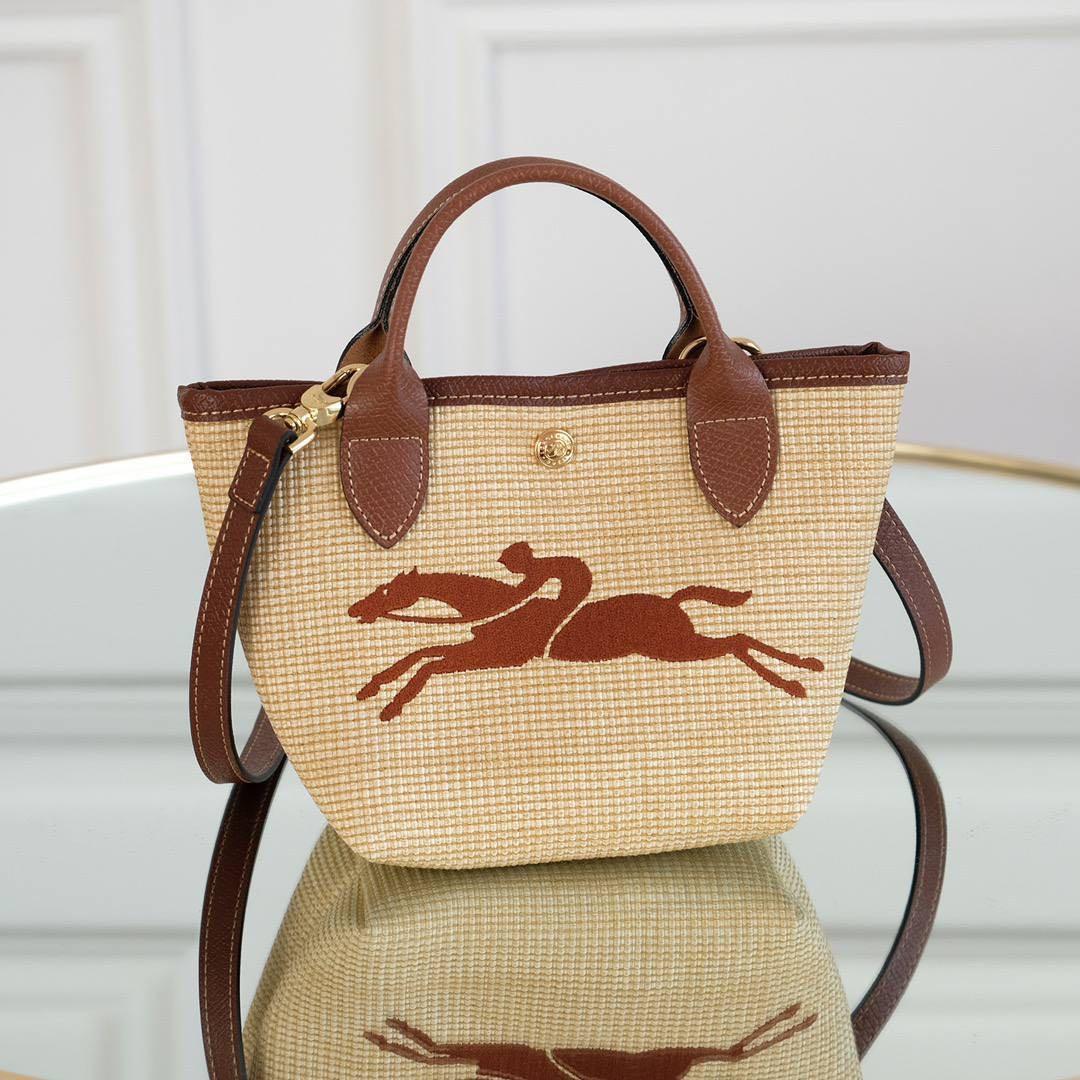 Longchamp Le Panier Pliage XS - Castanho