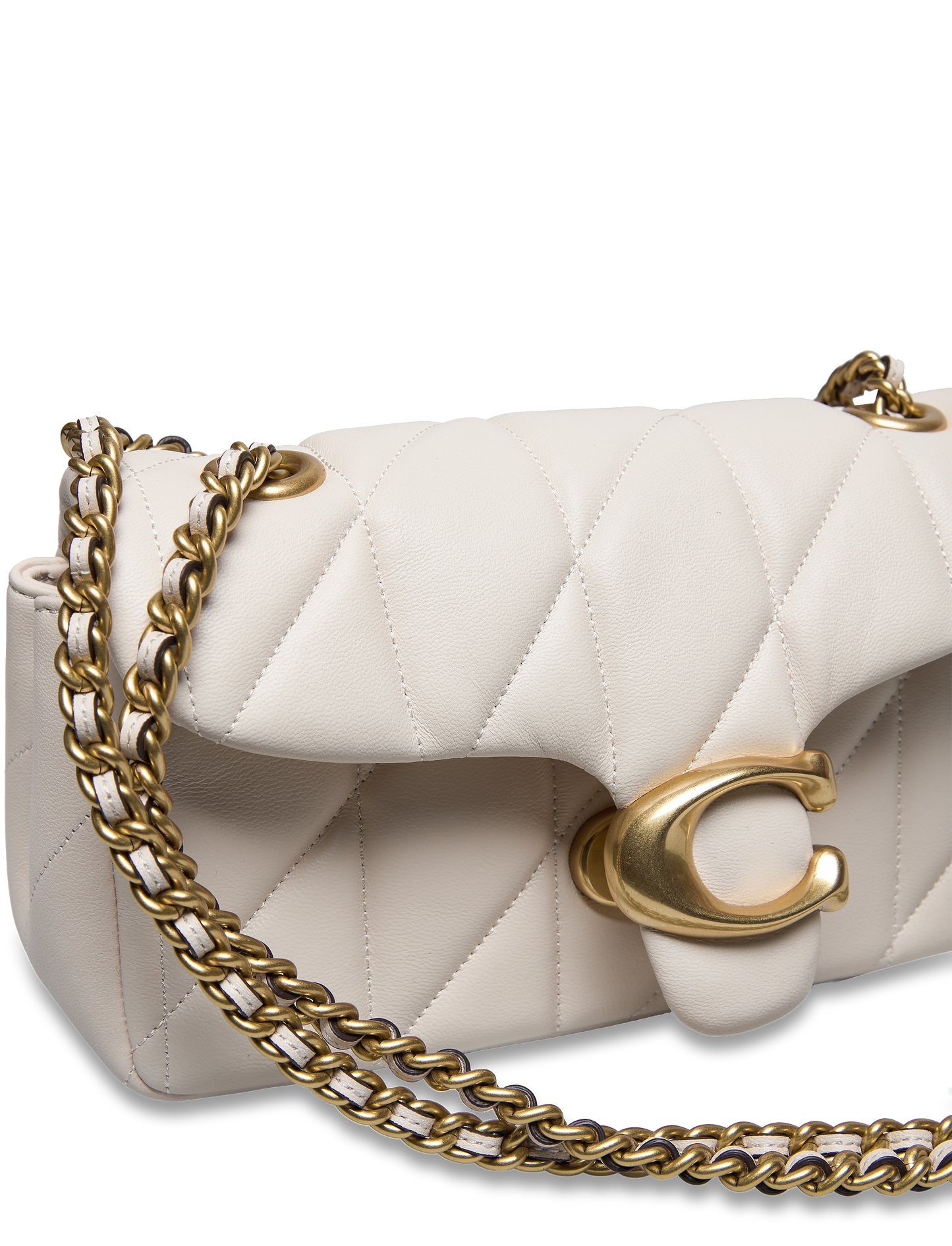 Coach Quilted Tabby Bag 20 - Branca