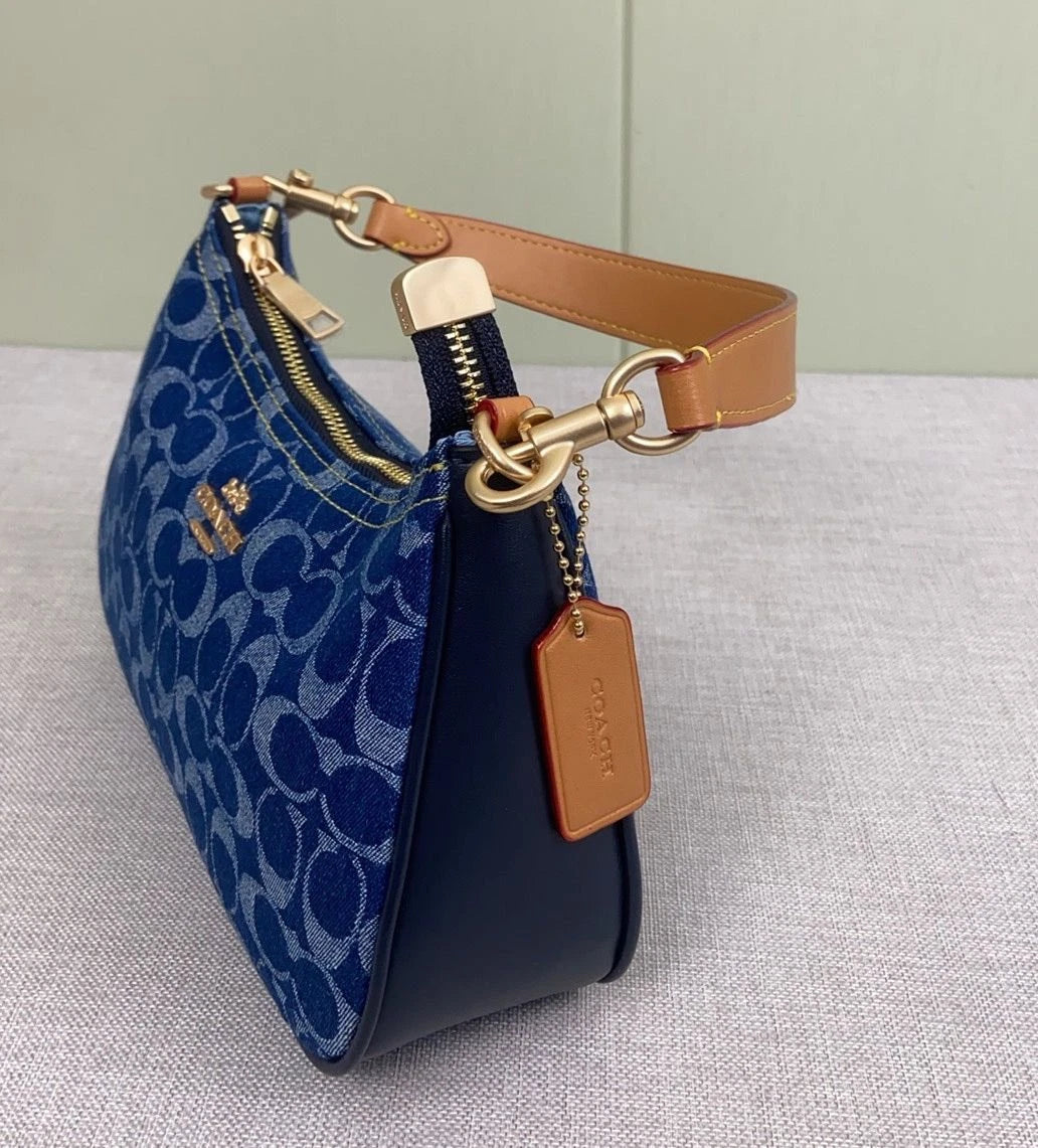 Coach Teri Shoulder - Azul jeans