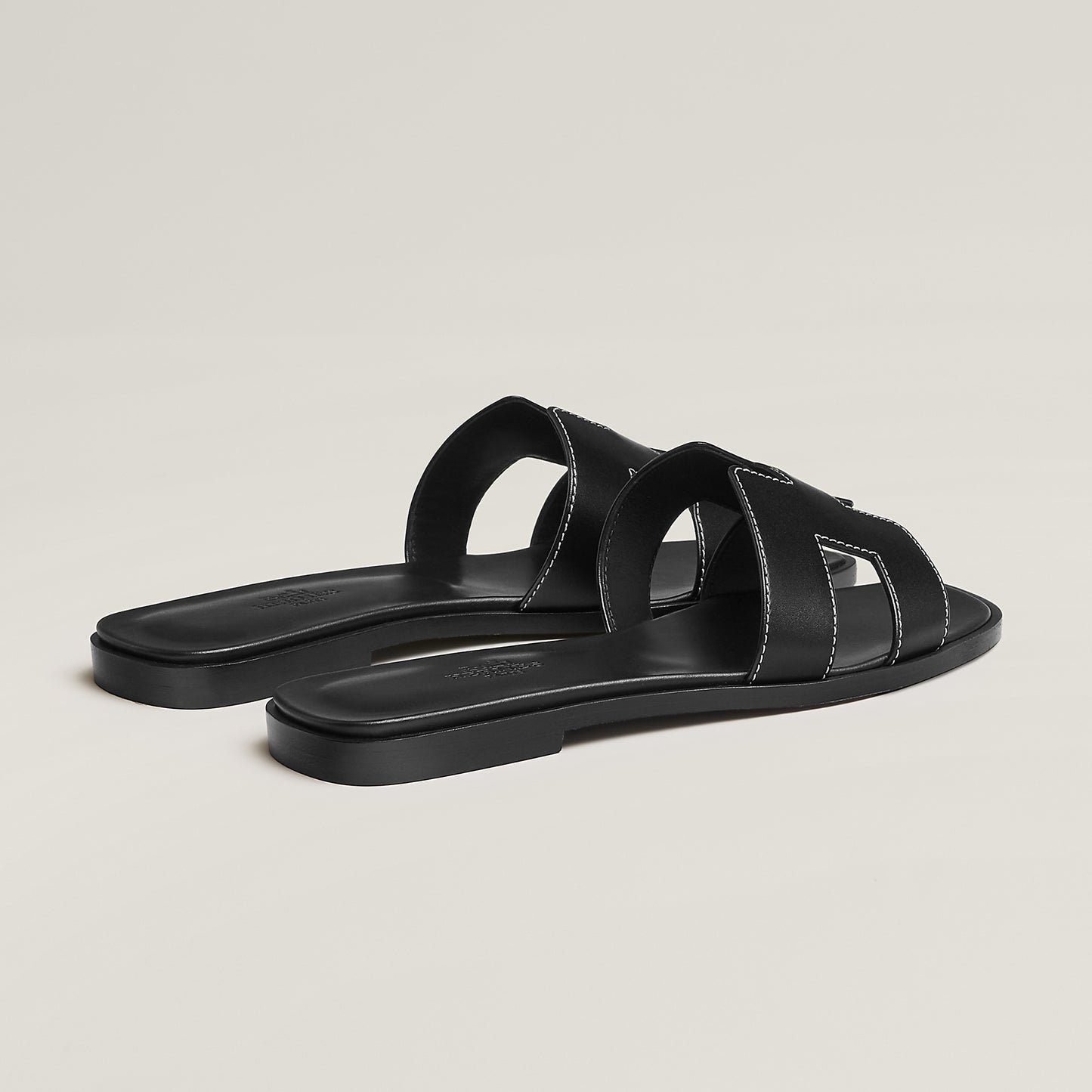 Sandália Hermès Oran - Preto