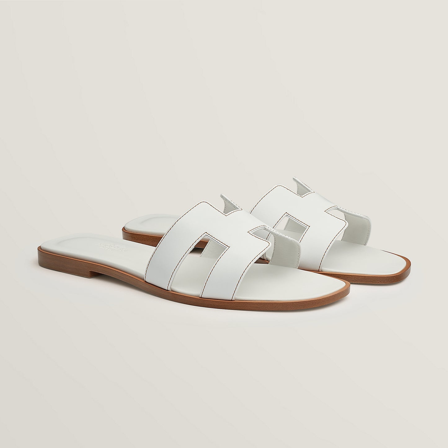 Sandália Hermès Oran - Branco